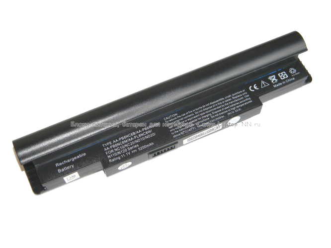 Купить аккумуляторную батарею для ноутбука Samsung NC10, N100 black (AA-PB6NC6W) 11.1v 5200mAh в Нижнем Новгороде
